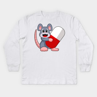 Mouse Doctor Medicine Kids Long Sleeve T-Shirt